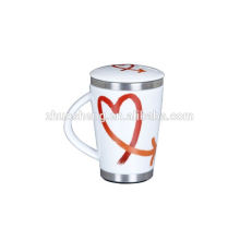 latest products in market ceramic beer mug, christmas mug